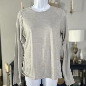 REI Women’s Gray Long Sleeve Tee Size Medium, Lightweight Breathable